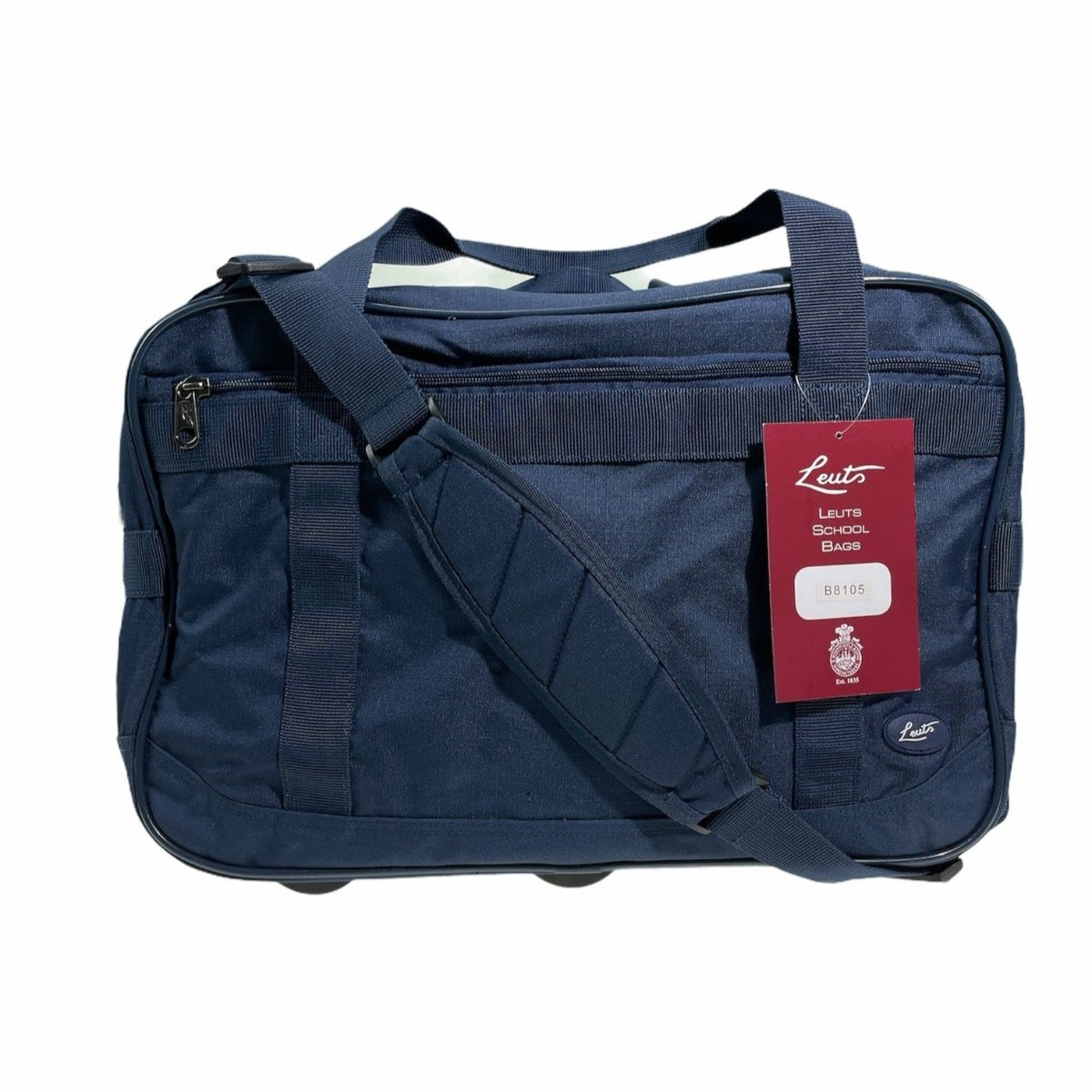 Leuts 44L Foldable Duffel Bag Gym Sports Luggage Travel Foldaway School Bags Navy Duffle Bags