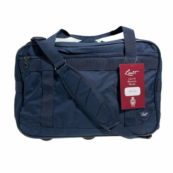 Leuts 44L Foldable Duffel Bag Gym Sports Luggage Travel Foldaway School Bags Navy Duffle Bags