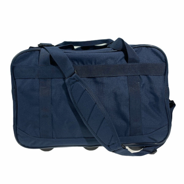 Leuts 44L Foldable Duffel Bag Gym Sports Luggage Travel Foldaway School Bags Navy Duffle Bags