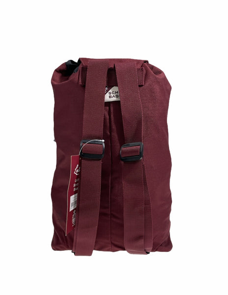 26L Foldable Deep Backpack Bag Gym Sports Luggage Travel Pack Maroon Gym Bags