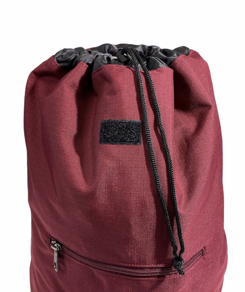 26L Foldable Deep Backpack Bag Gym Sports Luggage Travel Pack Maroon Gym Bags