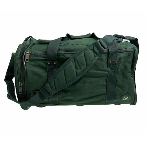 Leuts 44L Travel Foldable Duffel Bag Gym Sports Luggage Foldaway Zip Top School Bags Bottle Green Duffle Bags