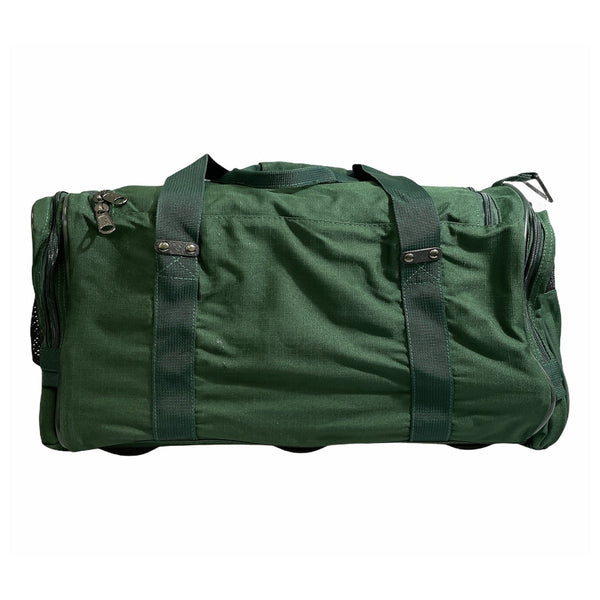 Leuts 44L Travel Foldable Duffel Bag Gym Sports Luggage Foldaway Zip Top School Bags Bottle Green Duffle Bags