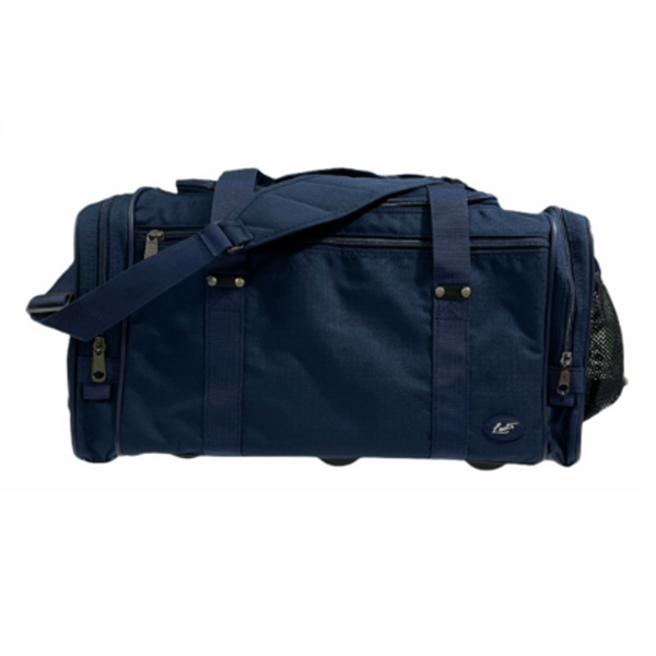 Leuts 44L Travel Foldable Duffel Bag Gym Sports Luggage Foldaway Zip Top School Bags Dark Navy Duffle Bags