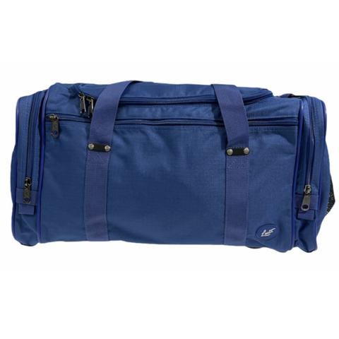 Leuts 44L Travel Foldable Duffel Bag Gym Sports Luggage Foldaway Zip Top School Bags Dark Navy Duffle Bags