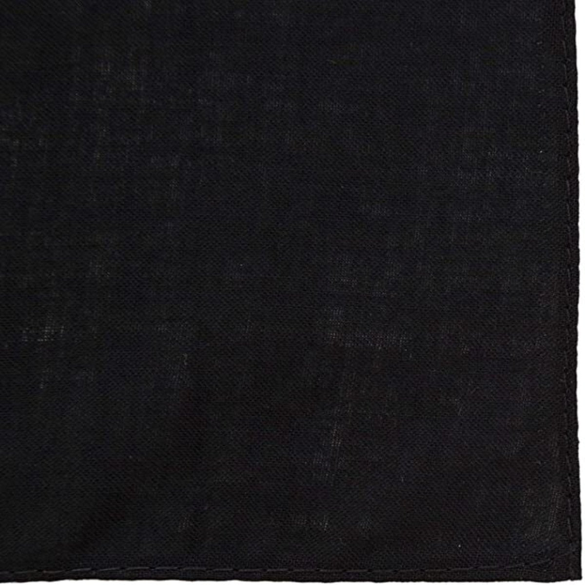 Br Costumes Bandana Paisley 100% Cotton Head Wrap Durag Bandanna Summer Biker Scarf Mask Plain Black Scarves