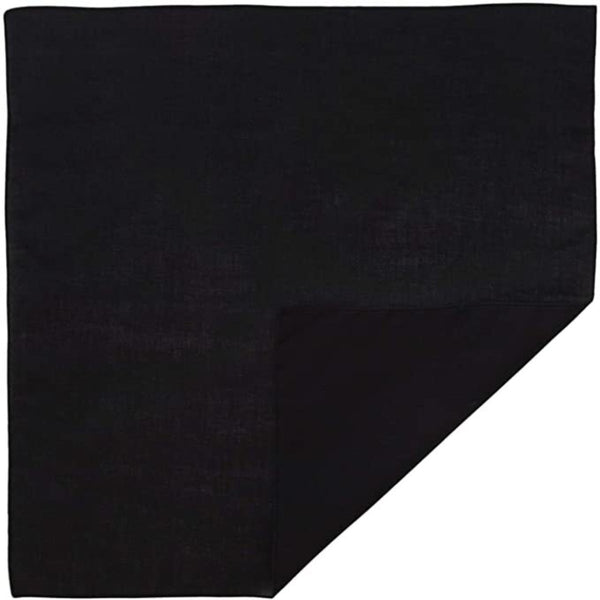 Br Costumes Bandana Paisley 100% Cotton Head Wrap Durag Bandanna Summer Biker Scarf Mask Plain Black Scarves