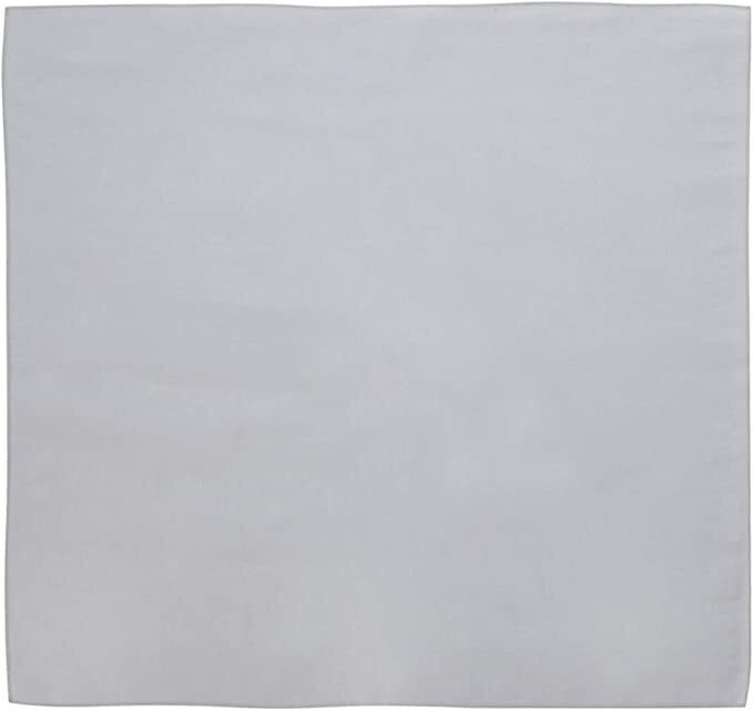 Br Costumes Bandana Paisley 100% Cotton Head Wrap Durag Bandanna Summer Biker Scarf Mask Grey (Plain) Scarves