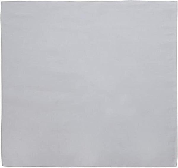 Br Costumes Bandana Paisley 100% Cotton Head Wrap Durag Bandanna Summer Biker Scarf Mask Grey (Plain) Scarves