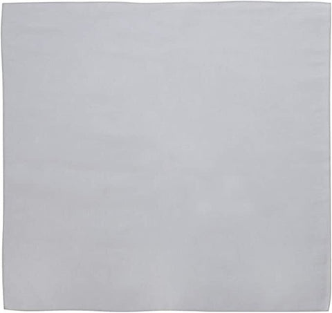 Br Costumes Bandana Paisley 100% Cotton Head Wrap Durag Bandanna Summer Biker Scarf Mask Grey (Plain) Scarves