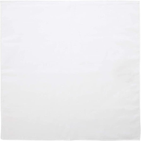 Br Costumes Bandana Paisley 100% Cotton Head Wrap Durag Bandanna Summer Biker Scarf Mask White (Plain) Scarves