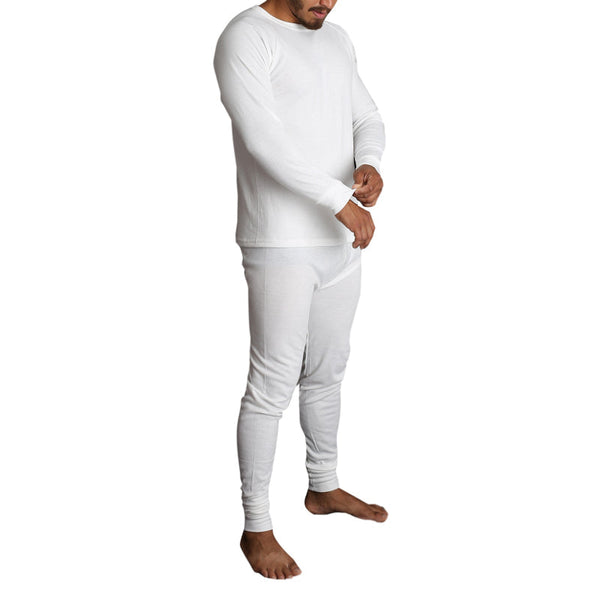Br Apparel Mens Merino Wool Thermal Underwear Set Long Sleeve Top Johns Beige Compression & Base Layers