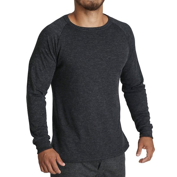 Mens Merino Wool Blend Long Sleeve Thermal Top Underwear Thermals Base Layer Beige 3Xl Compression & Base Layers