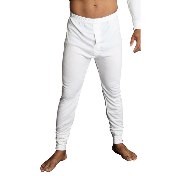 Mens Merino Wool Blend Long John Thermal Pants Underwear Thermals Warm Winter Beige 4Xl Compression & Base Layers