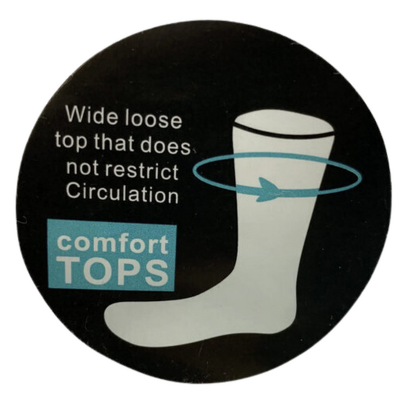 Br Apparel 1 Pair Premium Bamboo Loose Top Diabetic Diabetes Circulation Eco Sox Grey Socks