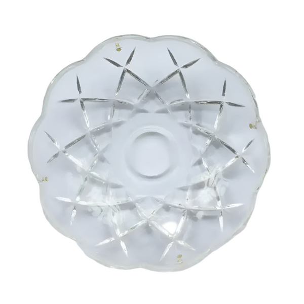 Br Home 120Mm Crystal Chandelier Bobeche Lamp Part W/ Gold Pins (30Mm Hole) Chandeliers & Ceiling Fixtures