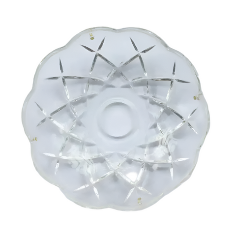 Br Home 120Mm Crystal Chandelier Bobeche Lamp Part W/ Gold Pins (30Mm Hole) Chandeliers & Ceiling Fixtures