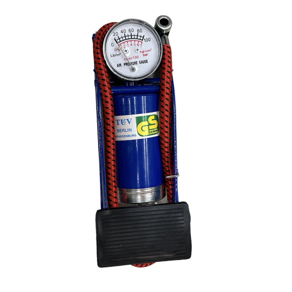 Br Auto 2X High Pressure Foot Pump Ball Bicycle Motorbike Car Tire Inflator Tyre Air Pumps