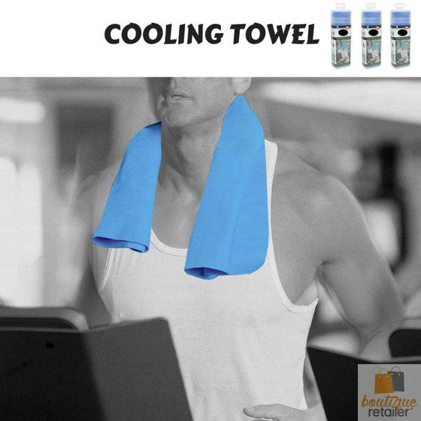 Br Home 3X Instant Cooling Towel Upf 50+ Ice Cold Sport Sweat Absorbing Leisure 66X43 Gym Towels