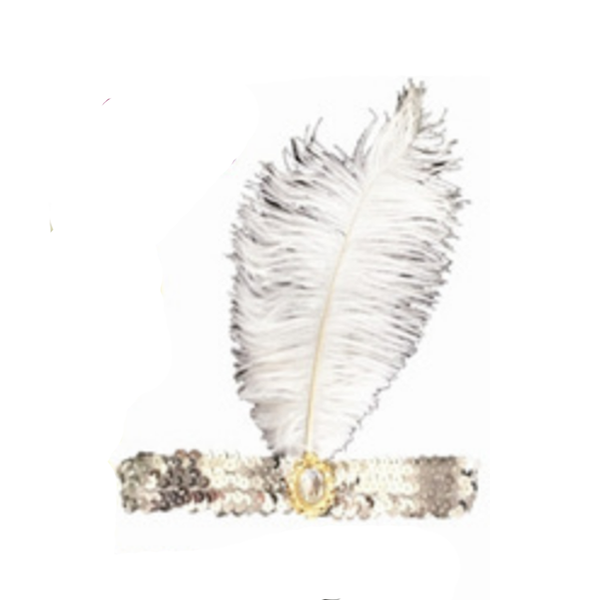 Br Costumes 3X 1920S Flapper Headband Headpiece Feather Sequin Charleston Gatsby Assorted Colours Pack Headbands