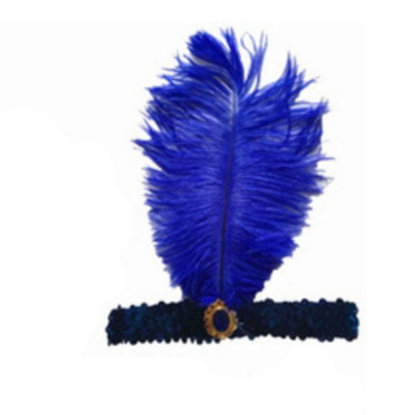 Br Costumes 3X 1920S Flapper Headband Headpiece Feather Sequin Charleston Gatsby Assorted Colours Pack Headbands