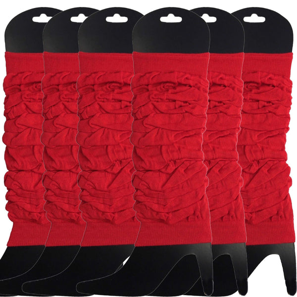 6X Knitted Womens Neon Party Ankle Fluro Dance Costume 80S Bulk Assorted Pack Leg Warmers