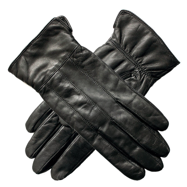 Br Apparel Ladies Genuine Sheepskin Leather Gloves Patch Fleece Lining Warm Winter Womens Black Gloves & Mittens