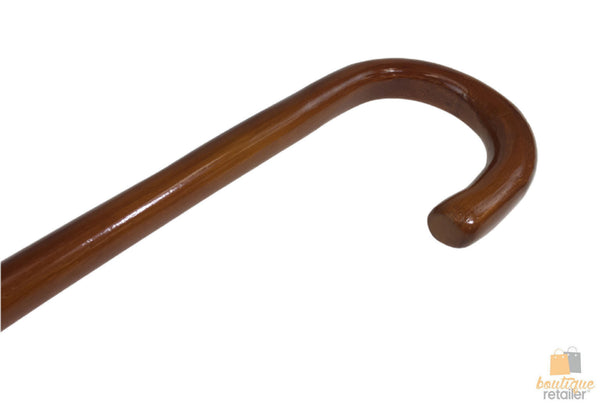 Br Safety 92Cm Walking Stick Cane Pole Carved Varnished Deluxe Quality Sturdy Brown Canes & Walking Sticks