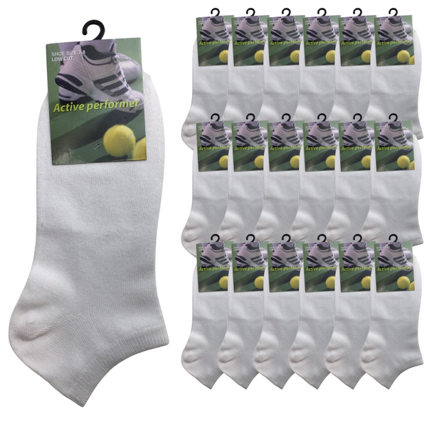 Br Apparel 1 Sets Of Cotton Ankle Bulk Pack Low Cut Mens Womens Sport Running 24 Pairs Socks