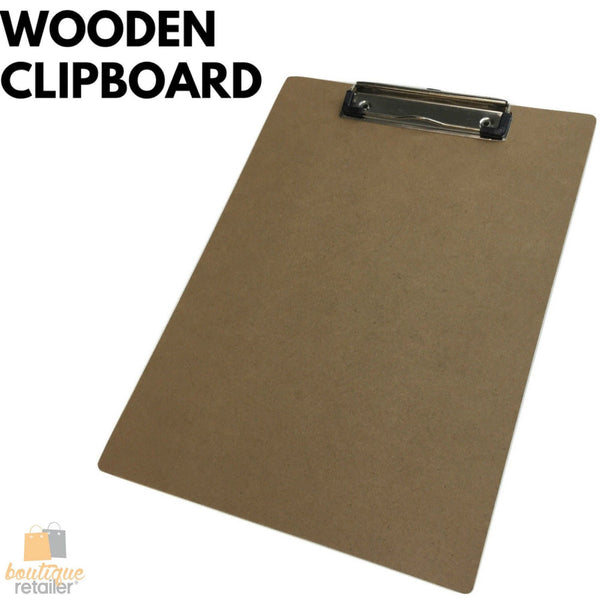 A4 Clipboard Hardboard Menu Office Restaurant Writing Board Holder School Supplies