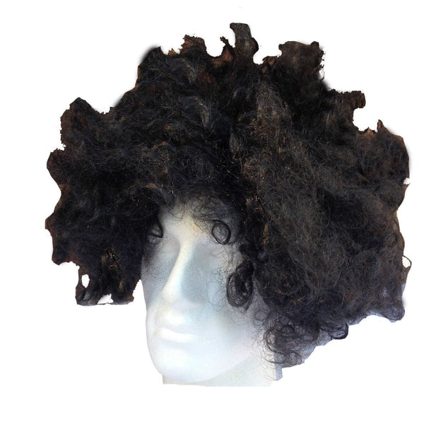 Br Costumes Deluxe Afro Wig Curly Hair Party Fancy Disco Circus 70S 80S Dress Up Black Wigs Facial Hair