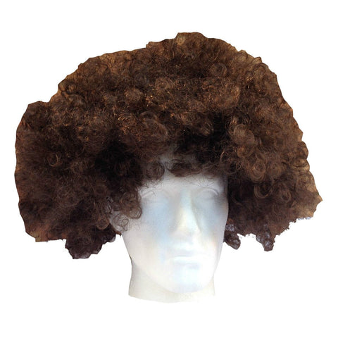 Br Costumes Deluxe Afro Wig Curly Hair Party Fancy Disco Circus 70S 80S Dress Up Brown Wigs Facial Hair