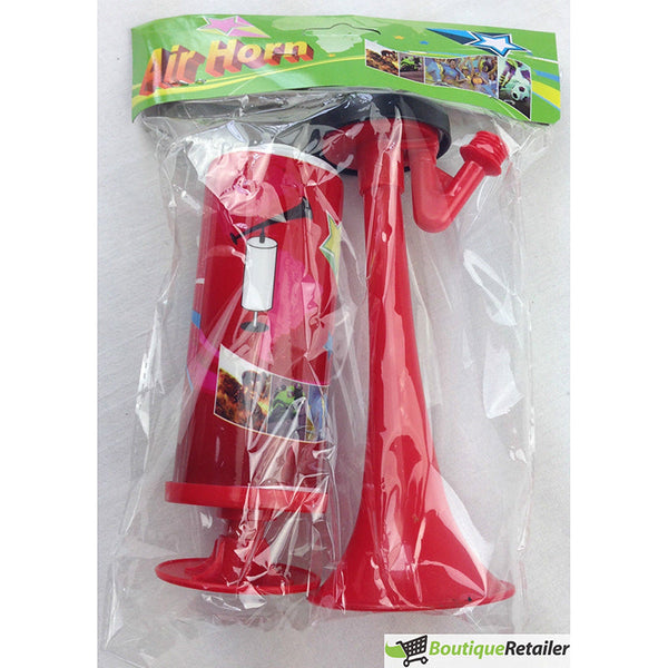 Br Costumes Air Horn Party Prop Hand Held Loud Pump Action Plastic Novelty Reusable Klaxon Party Gags & Tricks