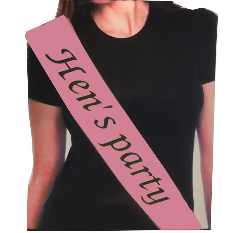 Br Costumes Hen's Night Bridal Sash Bride Happy Birthday 18Th 21St Party Girls Belts & Sashes