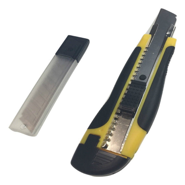 Box Cutter & Blades Knife Retractable Snap Off Razor 18Mm Durable Opener Knives