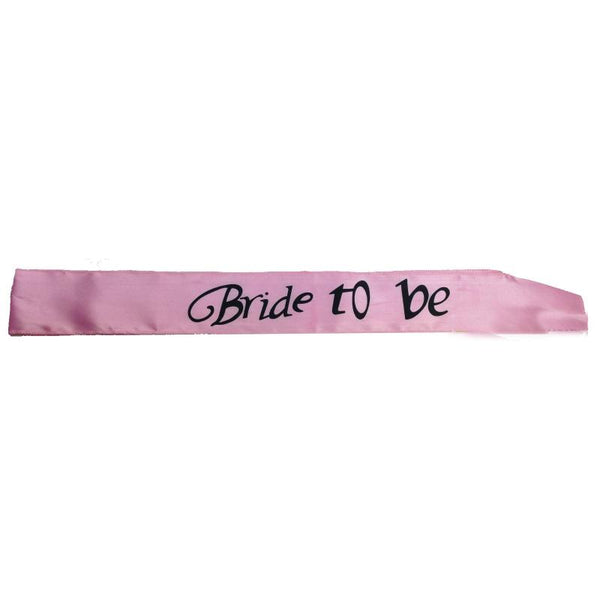 Br Costumes Hen's Night Sash Party Girls Wedding Bridesmaid Bridal To Be Satin Sashes (Light Pink) Belts & Sashes