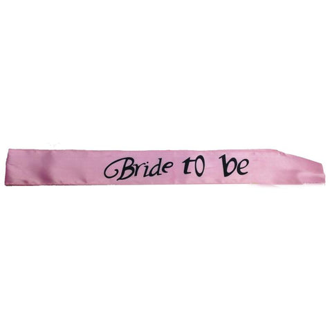 Br Costumes Hen's Night Sash Party Girls Wedding Bridesmaid Bridal To Be Satin Sashes (Light Pink) Belts & Sashes