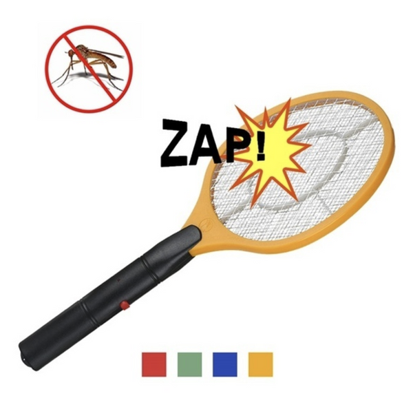 Br Outdoor 2 X Bug Zapper Racket Electric Fly Mosquito Pest Swatter Net Racquet Insect Zappers