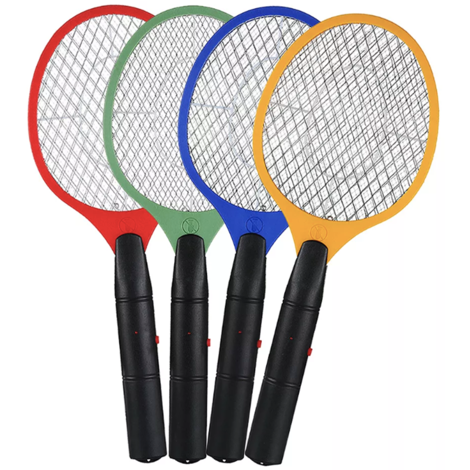 Br Outdoor 4X Bug Zapper Racket Fly Mosquito Pest Swatter Net Racquet Electric Insect Killer Insect Nets & Repellents