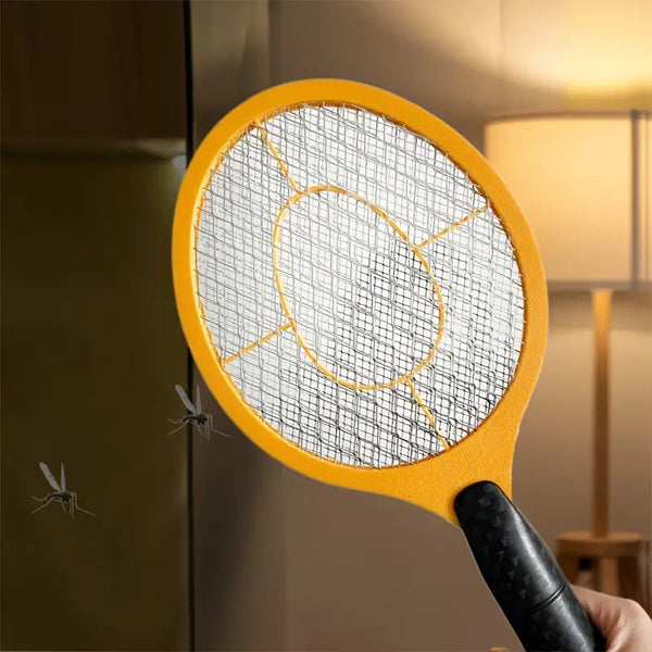 Br Outdoor 4X Bug Zapper Racket Fly Mosquito Pest Swatter Net Racquet Electric Insect Killer Insect Nets & Repellents