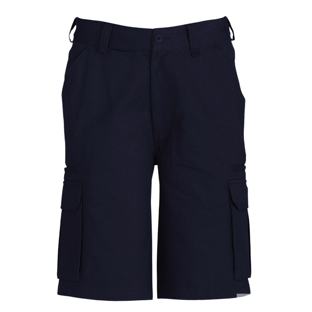 Br Apparel Mens Cargo Shorts All Sizes 100% Cotton Drill Heavy Work Tradie Military Navy 102"" Men's Shorts