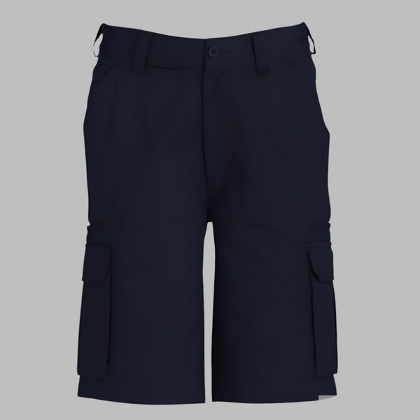 Br Apparel Mens Cargo Shorts All Sizes 100% Cotton Drill Heavy Work Tradie Military Navy 102"" Men's Shorts