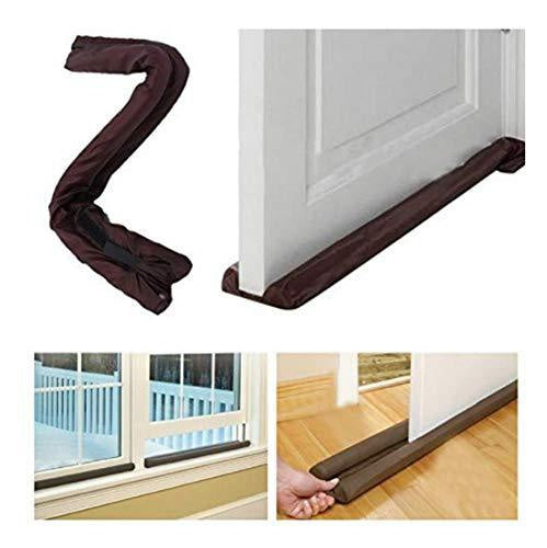 Dual Draft Stopper Double Sided Snake Wind Air Door Guard Cover Weather Seal Reusable Shopping Bags