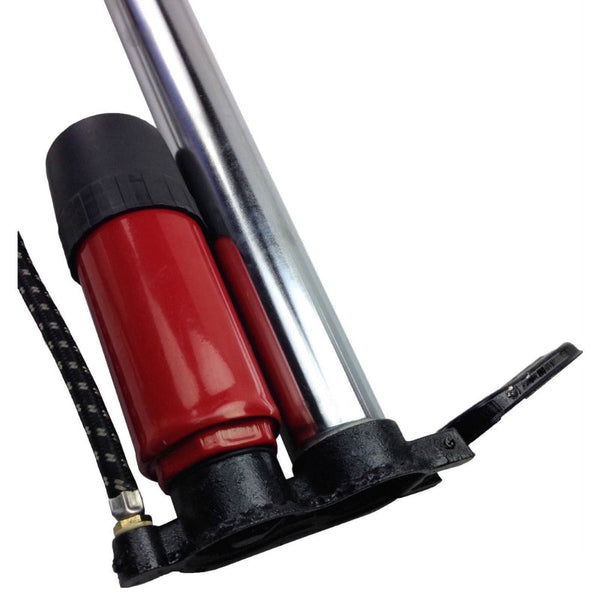 Hand Tyre Pump With Booster & Kpa Gauge Psi Bike Air Inflator Bicycle Tire Bike Tools