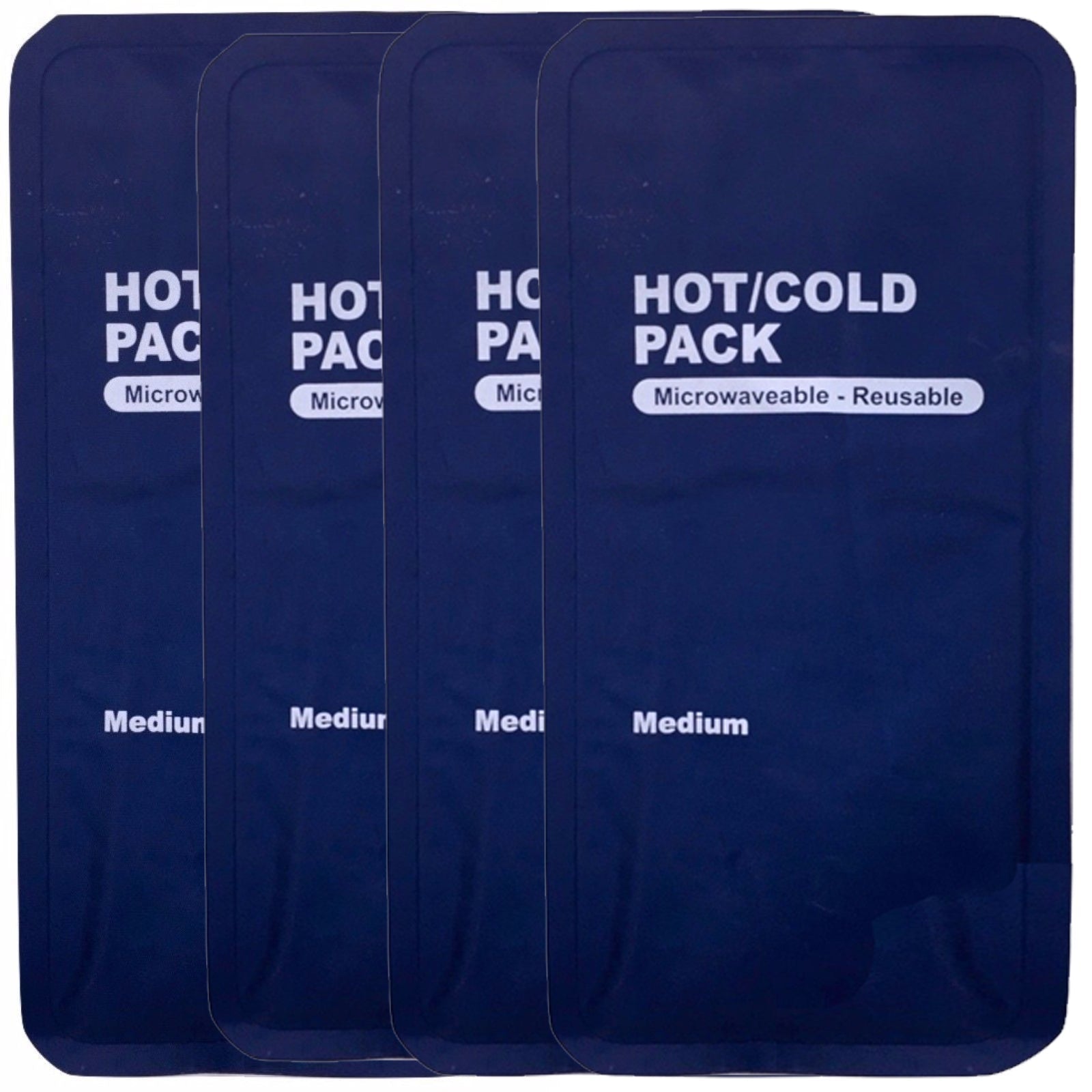Br Medical 4X Hot Cold Pack First Aid Reusable Ice Heat Gel Packs Microwaveable Relief Bulk Cold & Hot Packs & Wraps