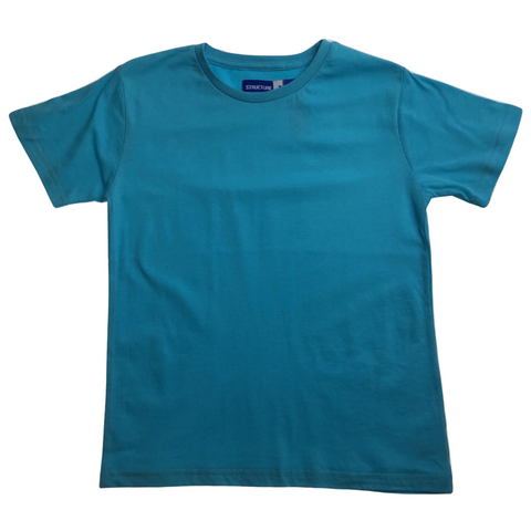 Br Apparel Kids Plain T Shirt Childrens 100% Cotton Boys Girls Basic Blank Tee Top Bright Mint Unisex Costumes