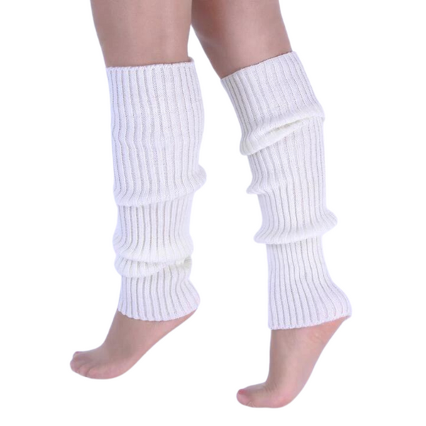 Br Costumes Pair Of Womens Disco Winter Knit Dance Party Crochet Legging Socks Leg Warmers