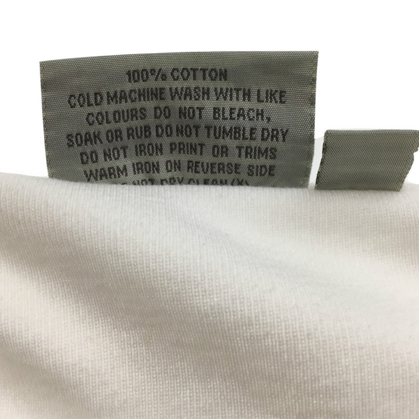 Br Apparel Mens 100% Cotton Plain Long Sleeve Top Basic Shirt Tee Slim Fitted Style White Xl T Shirts