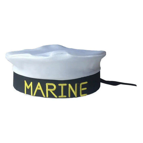 Br Costumes Mini Sailor Cap Hat For Party White/Black Hats