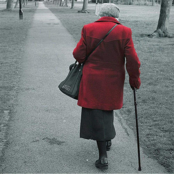 Br Safety Metal Walking Stick Travel Cane Folding Pole Compact Retractable Hike Silver Canes & Walking Sticks